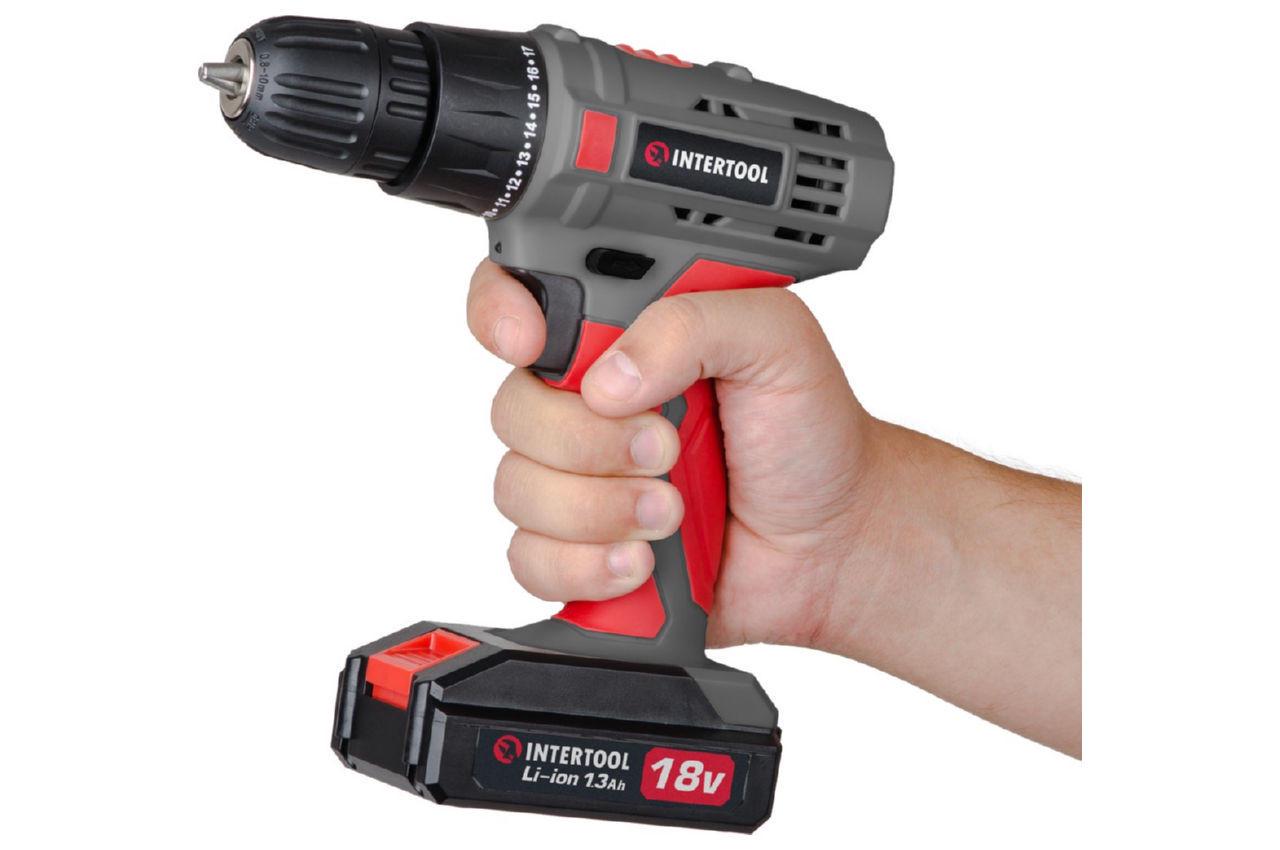 Шуруповерт аккумуляторный Intertool 18 В DT-0315 (DT-0315) - фото 7 Шуруповерт аккумуляторный Intertool 18 В DT-0315 (DT-0315) - фото 7