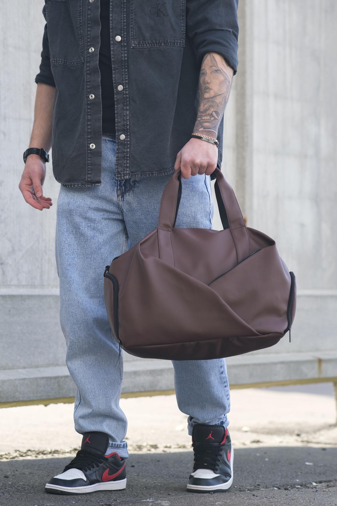 Сумка мужская Without Gym дорожная багажная Brown (8049530) - фото 2 Сумка мужская Without Gym дорожная багажная Brown (8049530) - фото 2