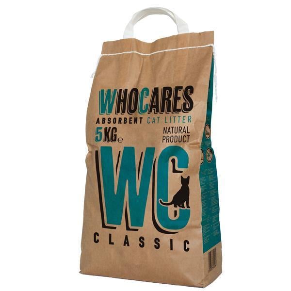 Наповнювач для лотків WhoCares без запаху 5 кг