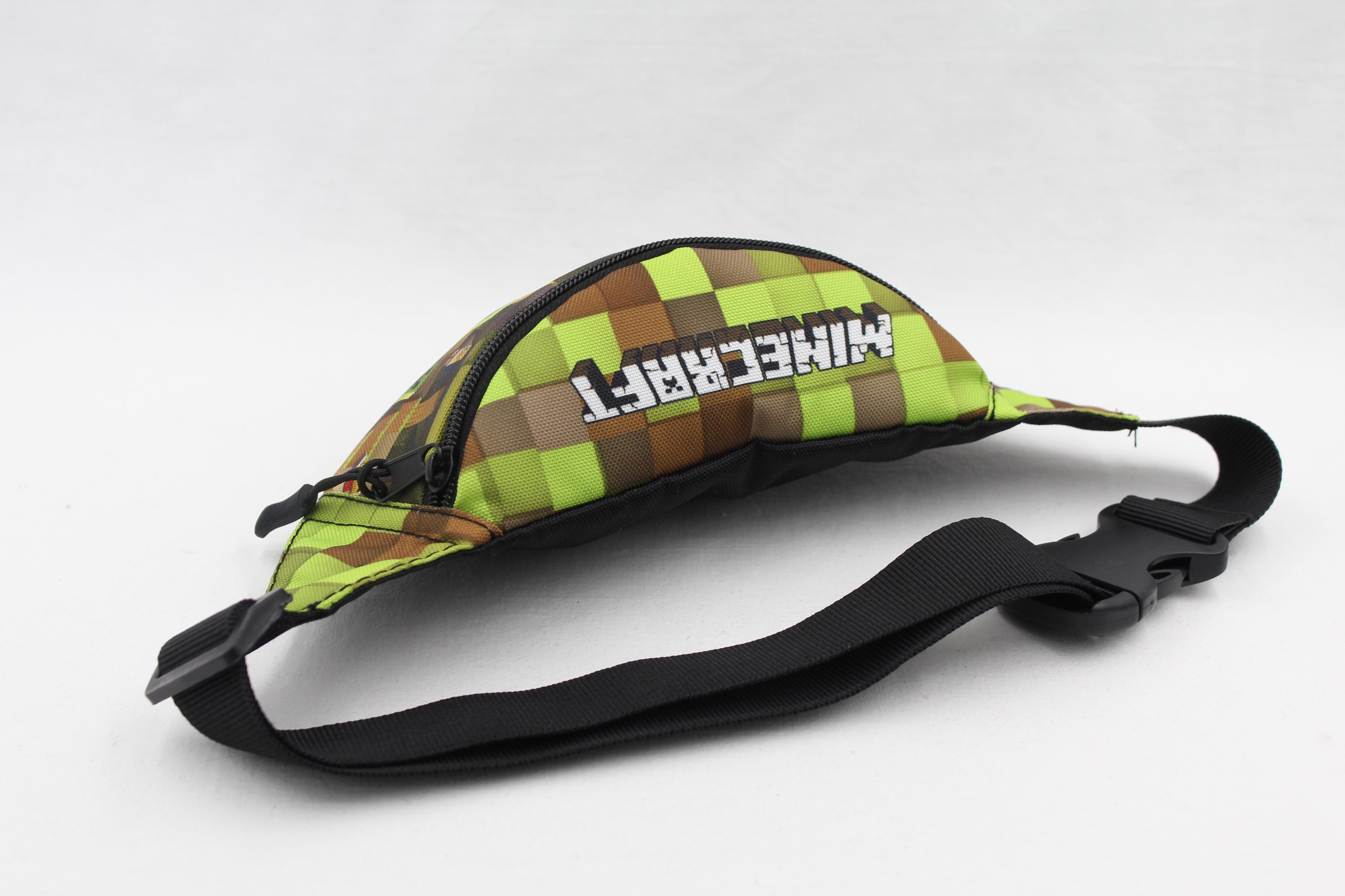 Сумка бананка дитяча з регулюючим ремінцем для хлопчика Майнкрафт Герої (Д-006) - фото 3 Сумка бананка дитяча з регулюючим ремінцем для хлопчика Майнкрафт Герої (Д-006) - фото 3