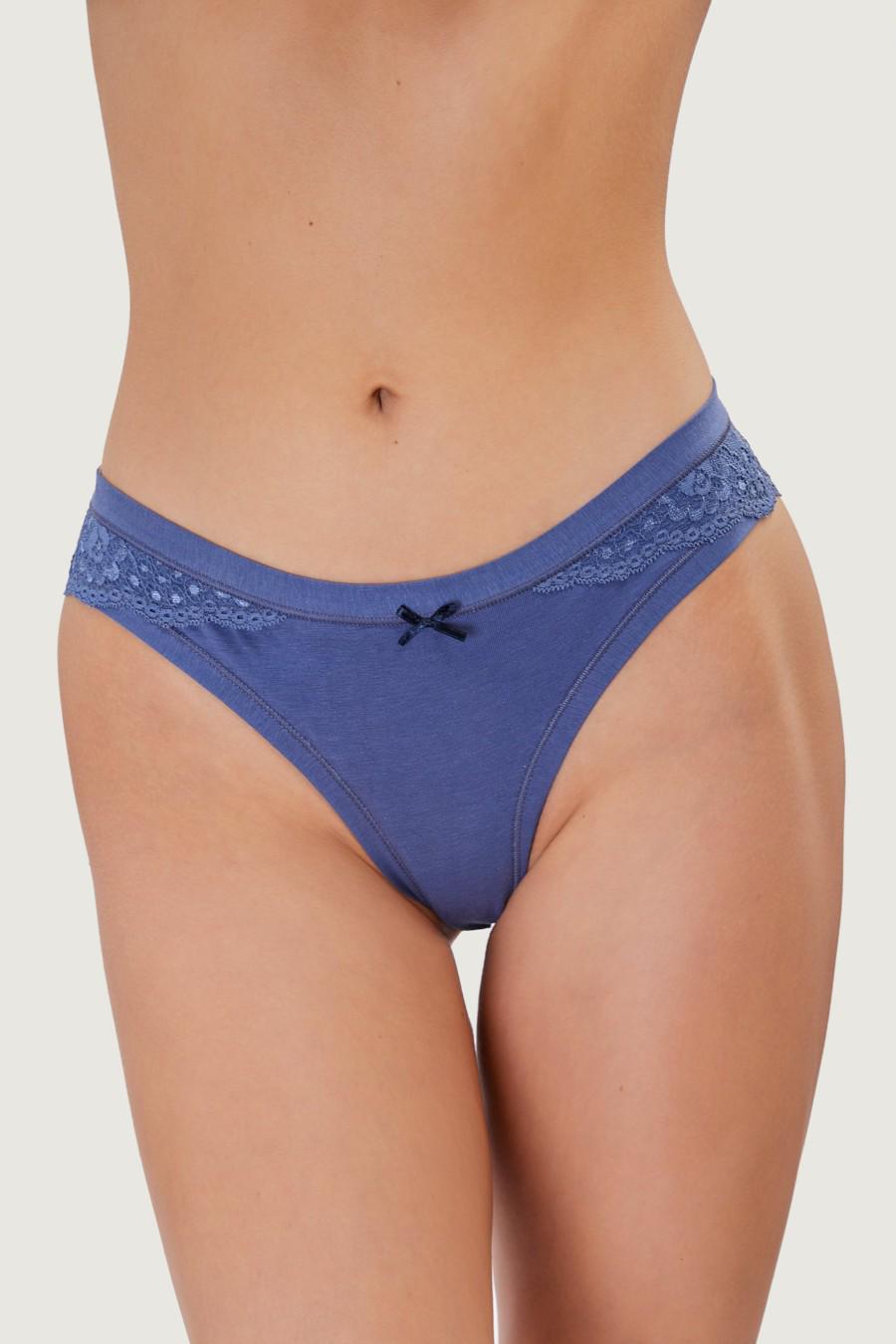 Трусики бразилиана Emy р. 3/M Синий (78267)