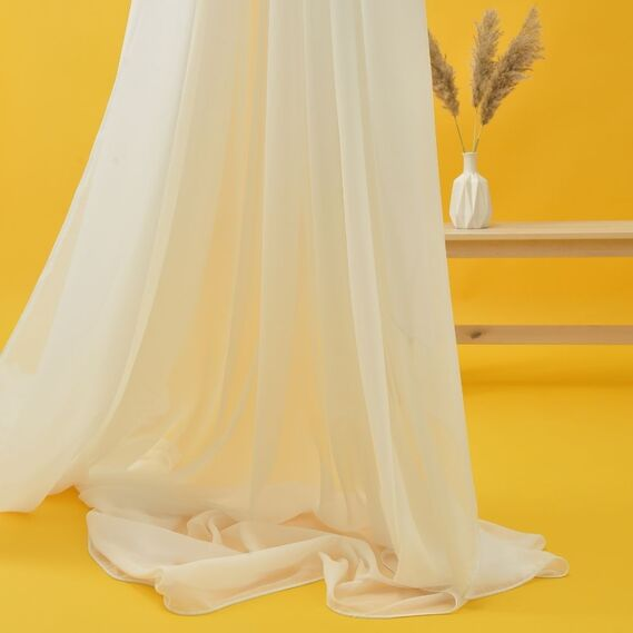Тюль органза шелк IDEIA Изольда V-25296 2,93 м однотонный Молоко (2200003854220)