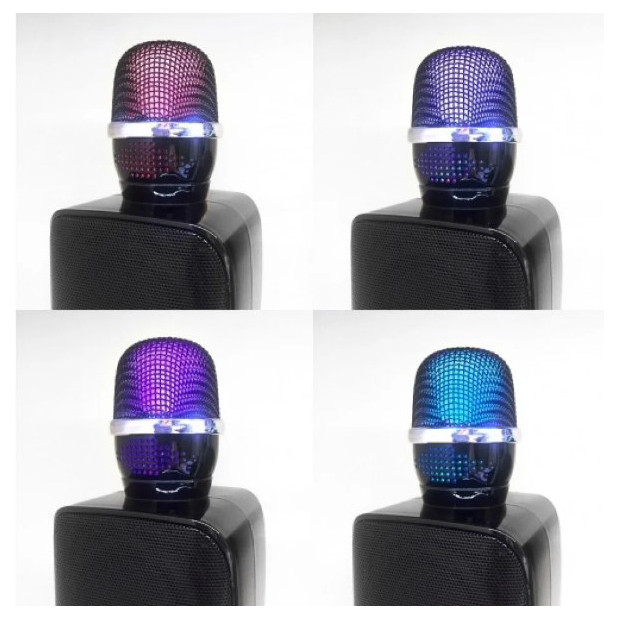 Микрофон UKC YS-68 с колонкой для караоке Черный (015543) - фото 6