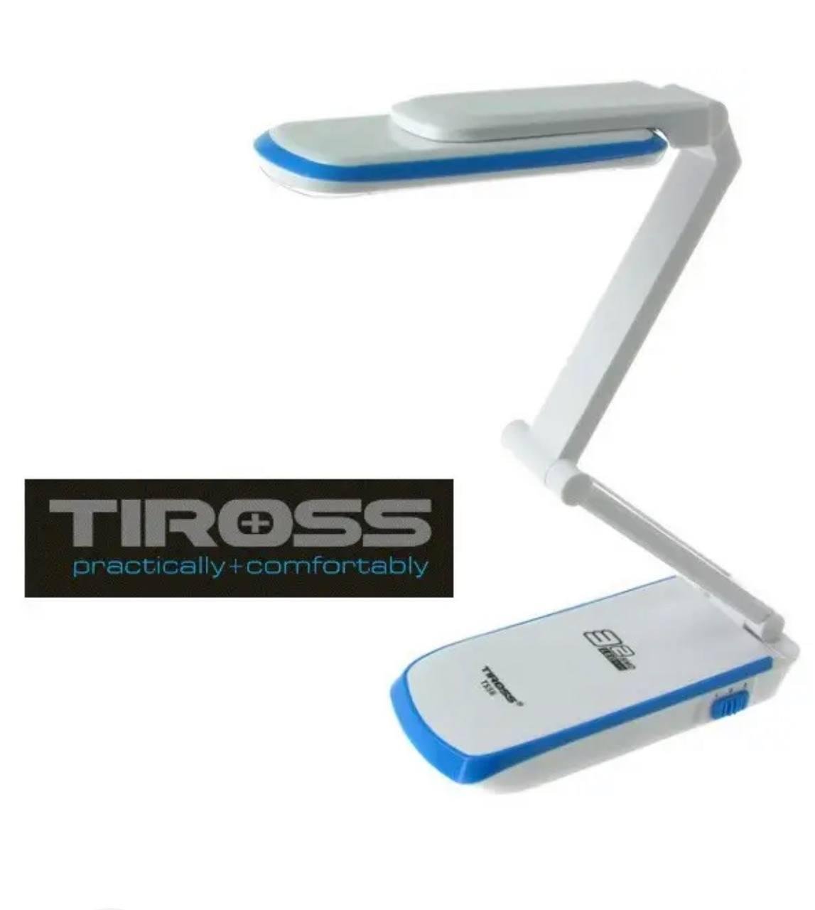 Настільна лампа акумуляторна Tiross TS-56 Blue (2349169560) - фото 2