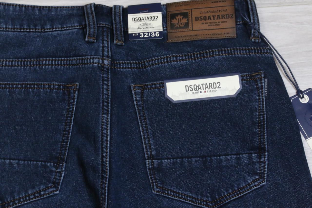 Джинси чоловічі зимові класичні Dsqatard 2 р. 36 Синій графіт (2285) - фото 8