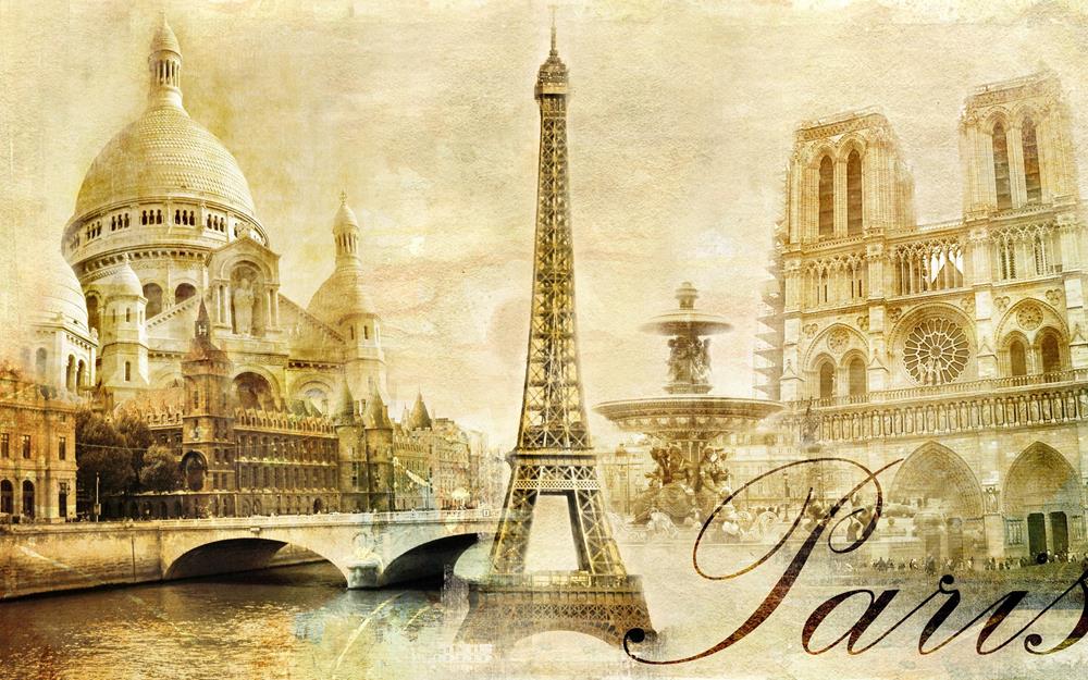 Картина Город G141 35х55 см