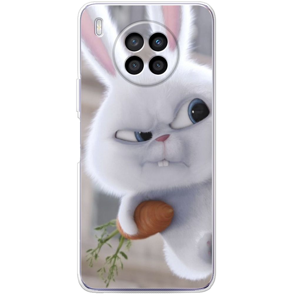 Чехол BoxFace Huawei Nova 8i Rabbit Snowball Прозрачный силикон (43692-up1116-43692)