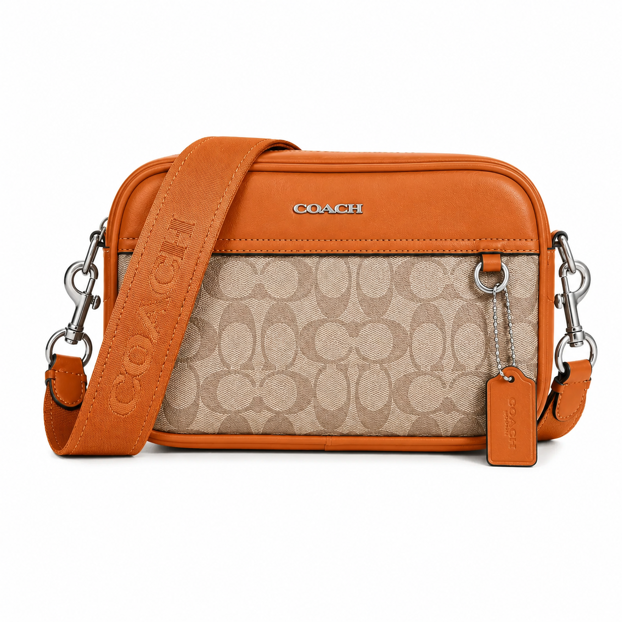 Сумка мужская через плечо Graham Crossbody Оранжевый