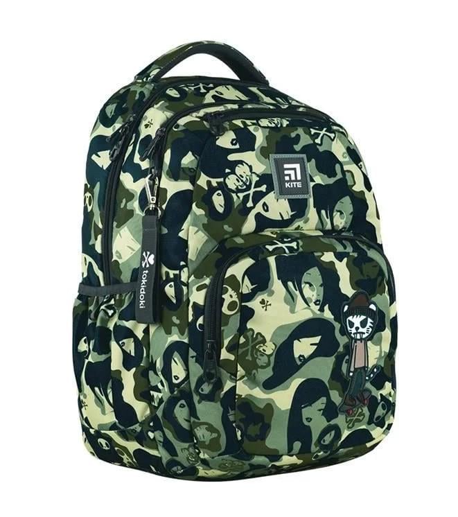 Рюкзак KITE Education teens tokidoki 44x31,5x14 см 26 л Хаки (TK24-903L)