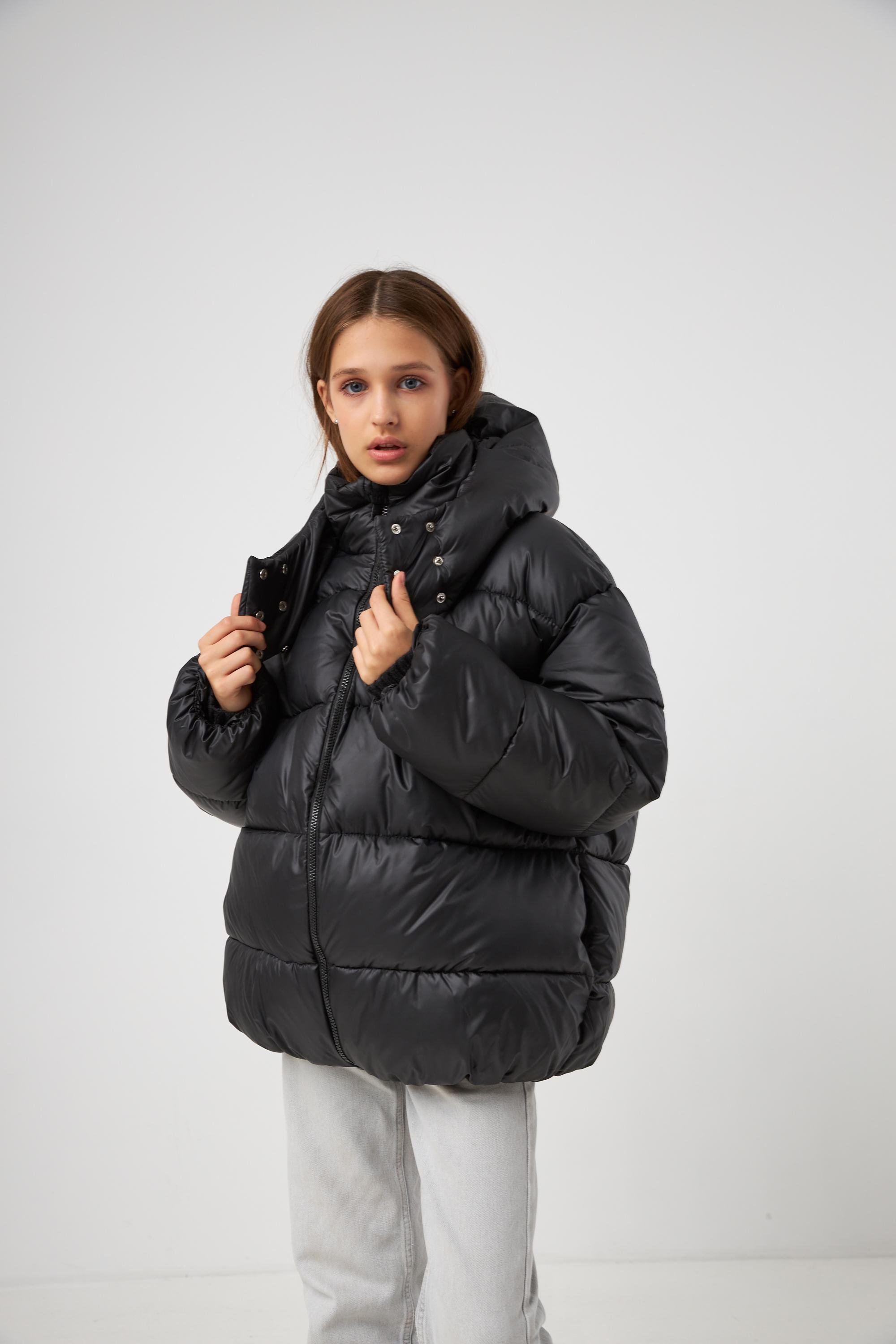 Куртка зимняя пуховая Tair для девочки-подростка р. 152 Черный (22296633)