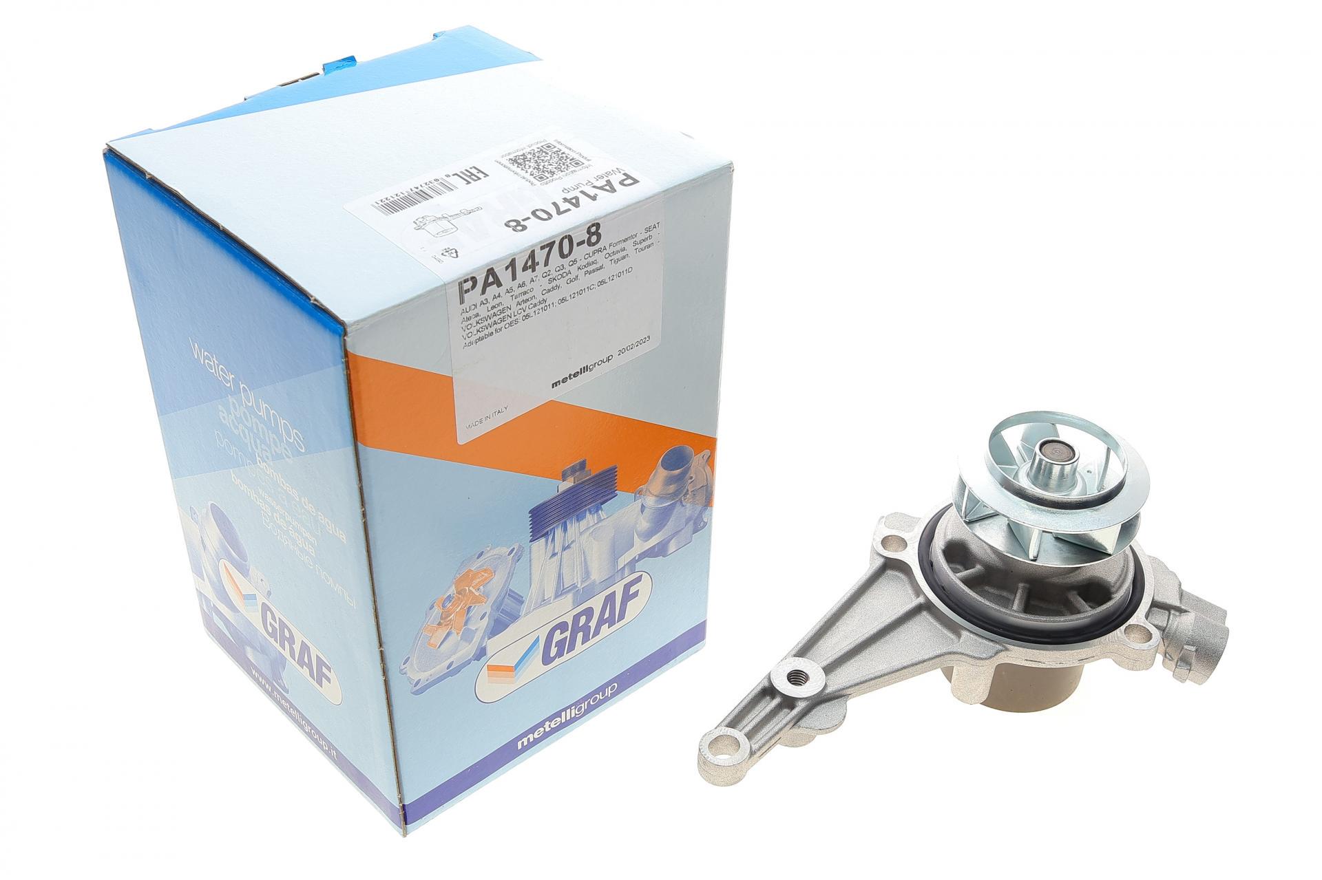 Водяная помпа Graf Audi A3/A4/A6/Q2/Q3/Skoda Octavia/VW Passat B8 2.0D 18- с прокладкой (PA1470-8) Водяная помпа Graf Audi A3/A4/A6/Q2/Q3/Skoda Octavia/VW Passat B8 2.0D 18- с прокладкой (PA1470-8)