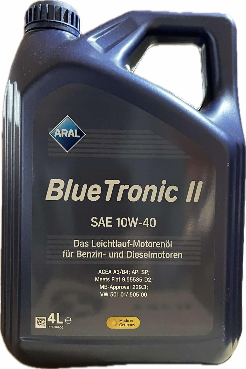 Моторное масло Aral BlueTronic (II) 10W-40 4 л (15F075)
