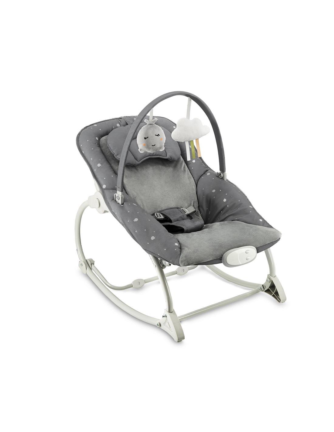 Крісло-гойдалка MoMi LAPIS Dark Grey