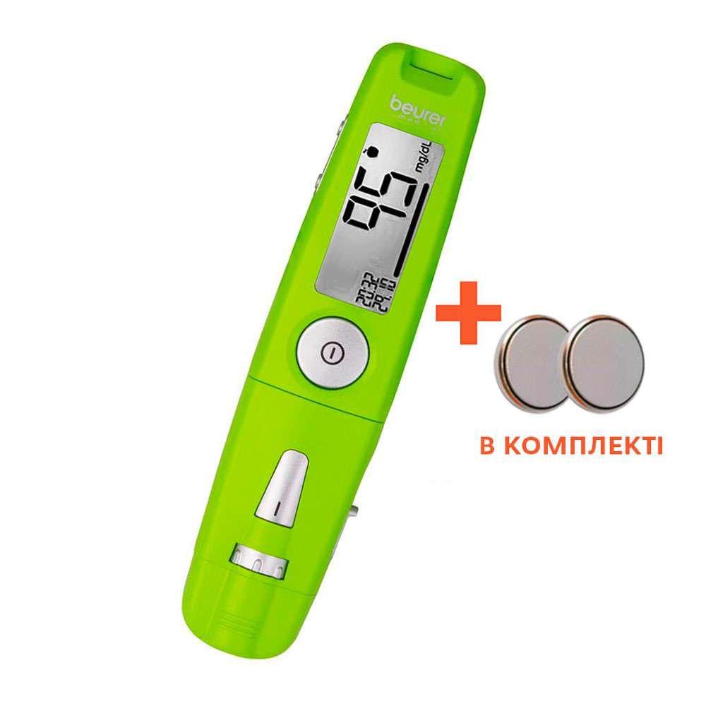 Глюкометр Beurer 3в1 GL 50 з USB Зелений - фото 4