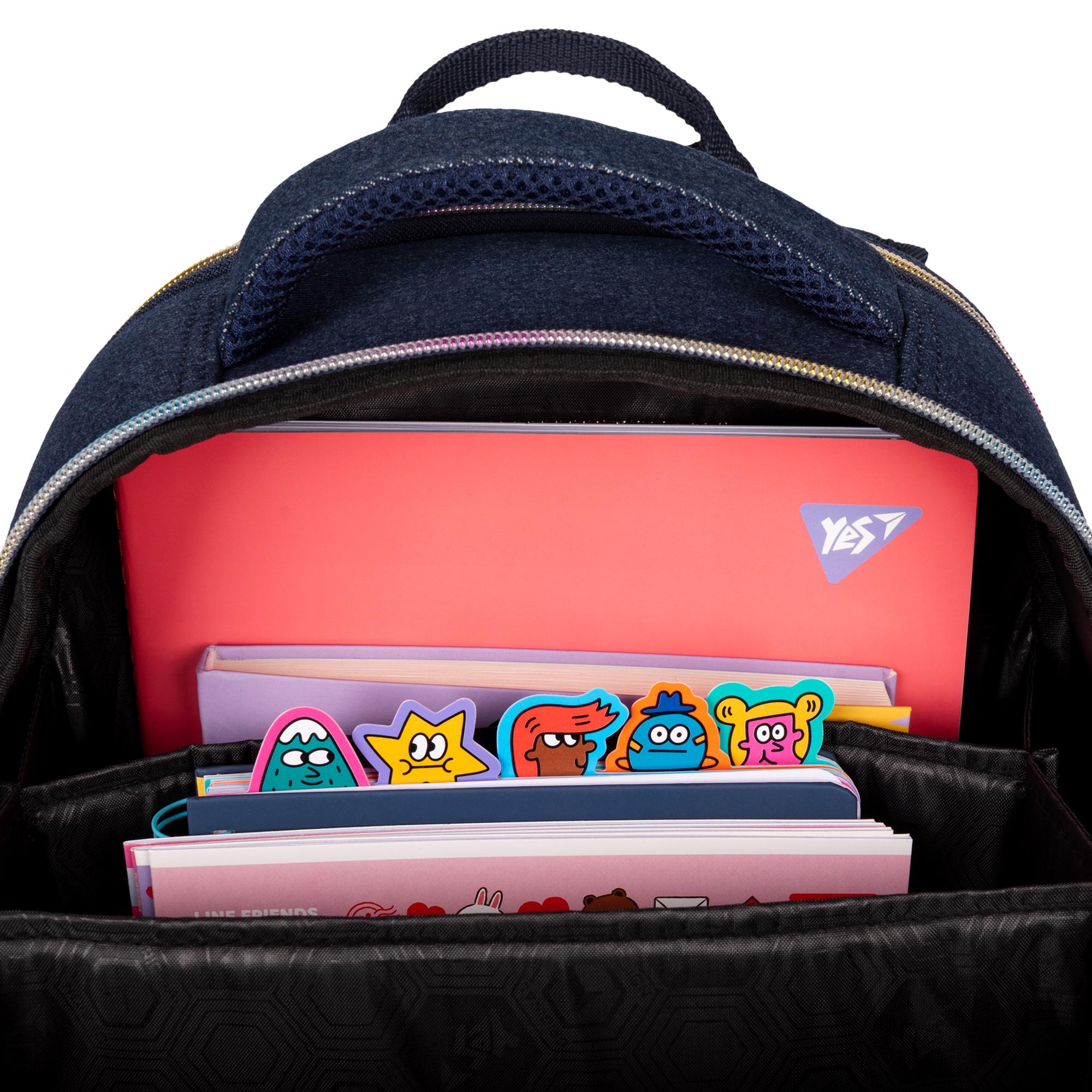 Каркасний рюкзак YES Beautiful Hair H-100 - фото 5 Каркасний рюкзак YES Beautiful Hair H-100 - фото 5