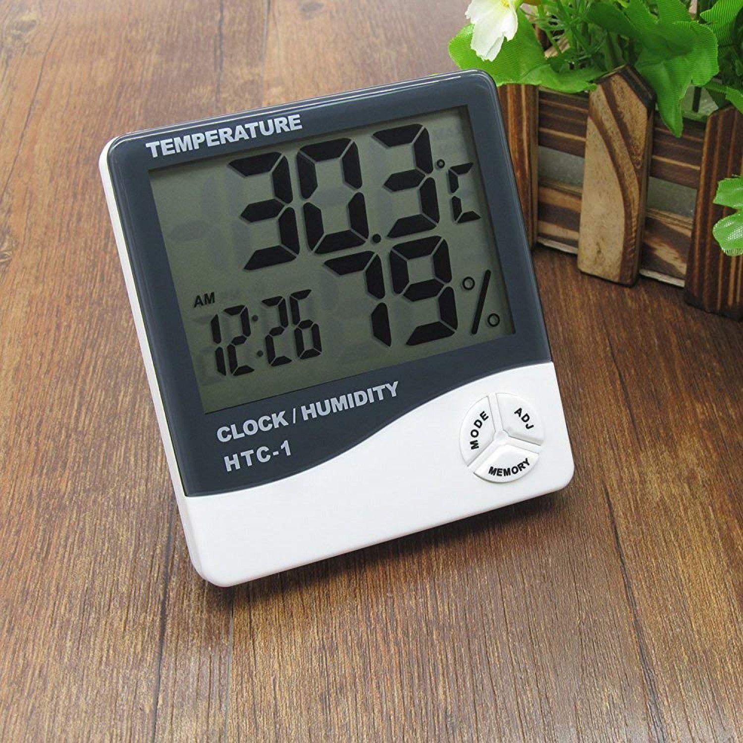 Термогигрометр HTC-1 LCD - фото 2