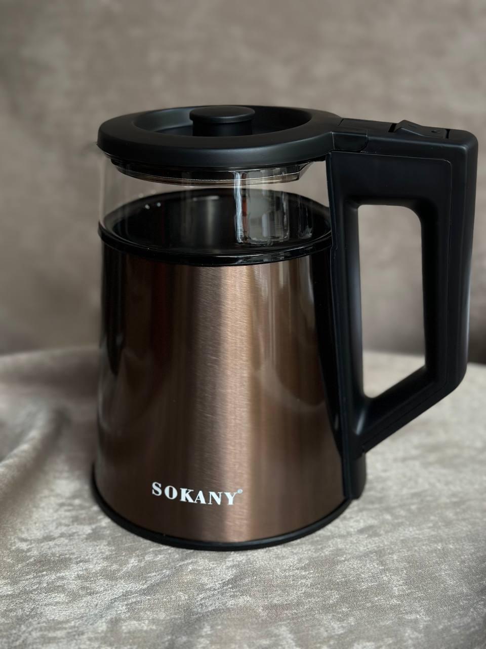 Электрочайник Sokany SK-SH-1076-G дисковый 1,7 л 2000 Вт Золотой (20410040) - фото 1 Электрочайник Sokany SK-SH-1076-G дисковый 1,7 л 2000 Вт Золотой (20410040) - фото 1