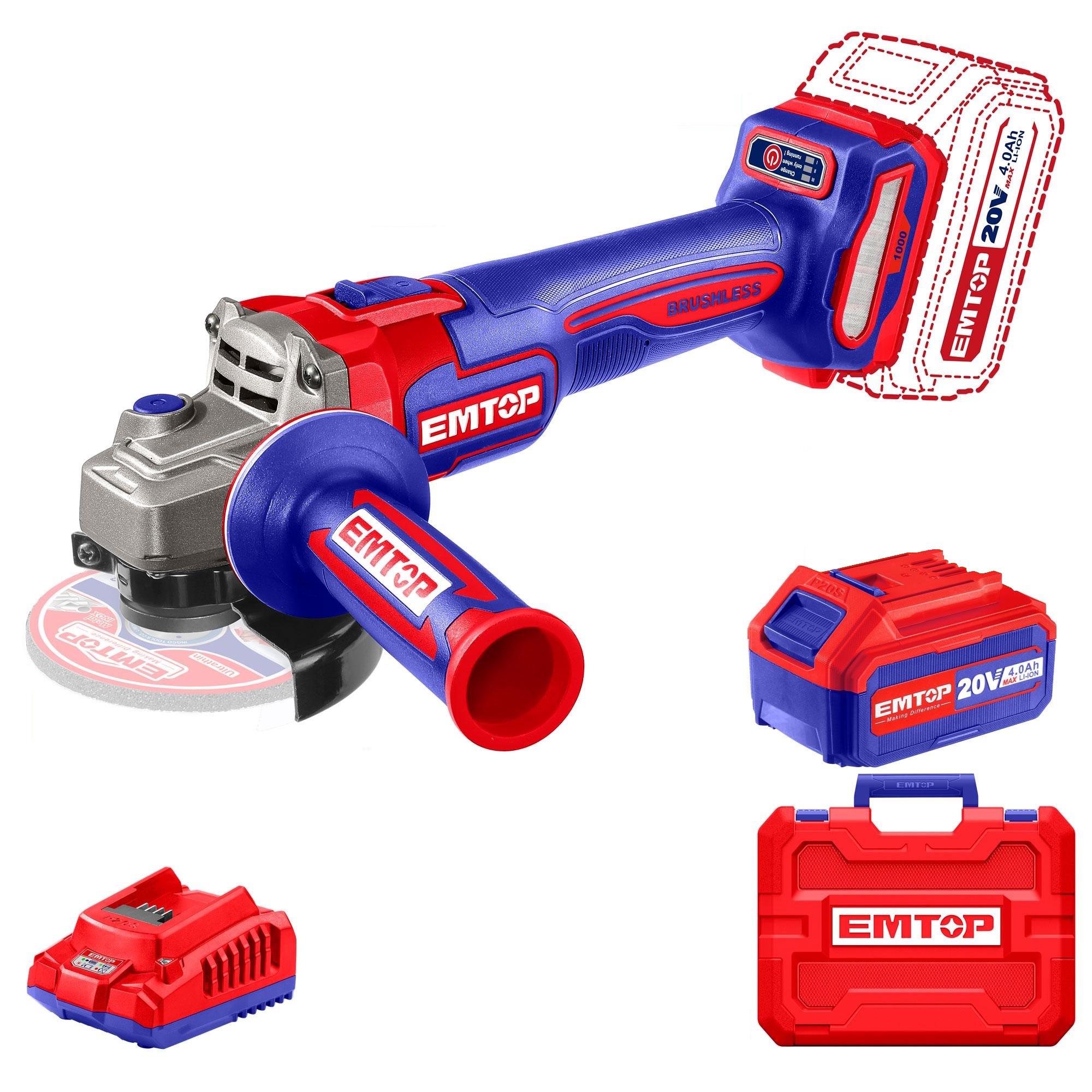 Болгарка аккумуляторная EMTOP ELAG271531 Болгарка аккумуляторная EMTOP ELAG271531