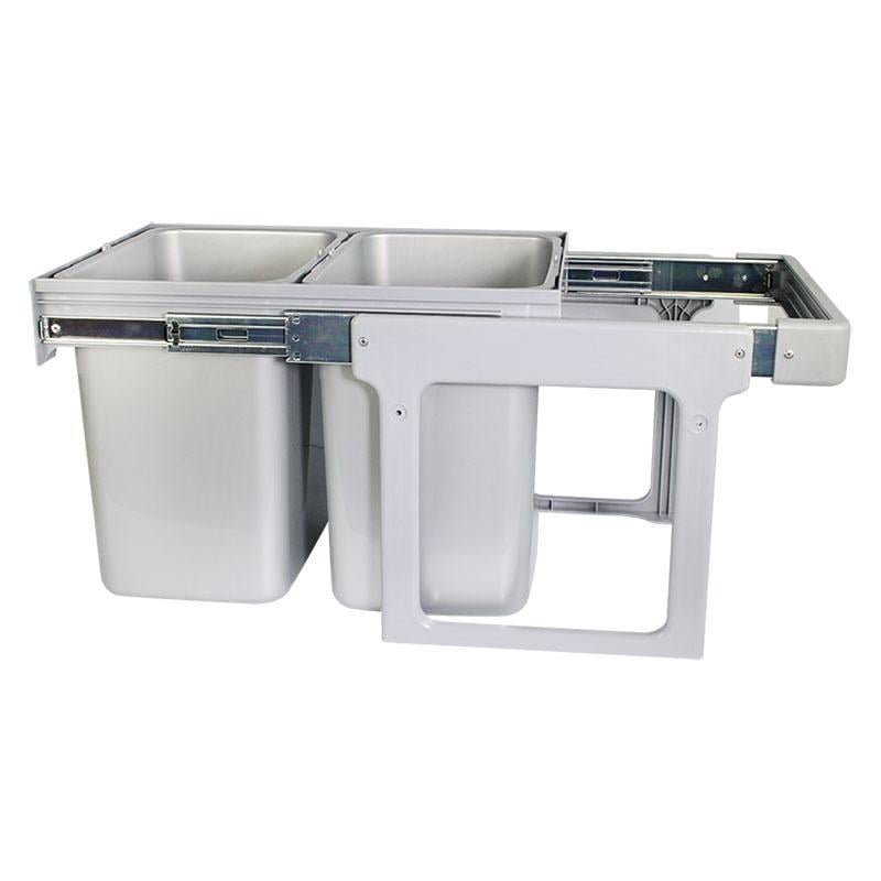 Смітник Widder Сірий Muller вбудоване 2х16 л