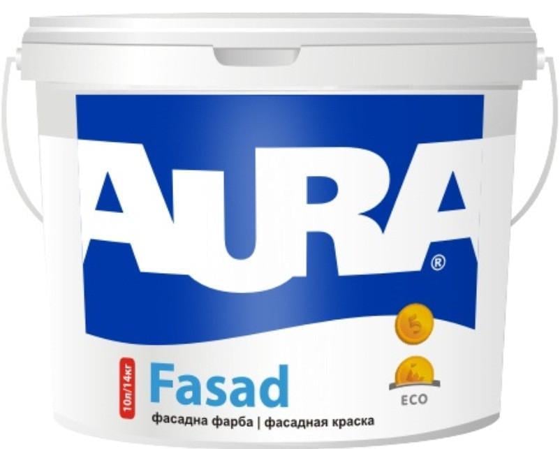 Краска акриловая фасадная Aura FASAD 14 кг Белый В1 (1777532416) Краска акриловая фасадная Aura FASAD 14 кг Белый В1 (1777532416)