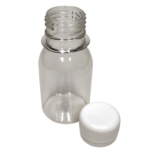 Пляшка одноразова з кришкою пластикова 50 мл