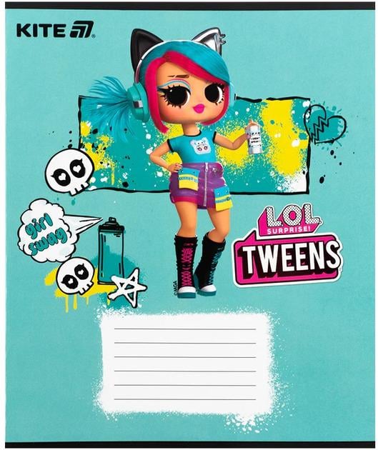 Зошит KITE LO25-235 12 арк. коса лінія