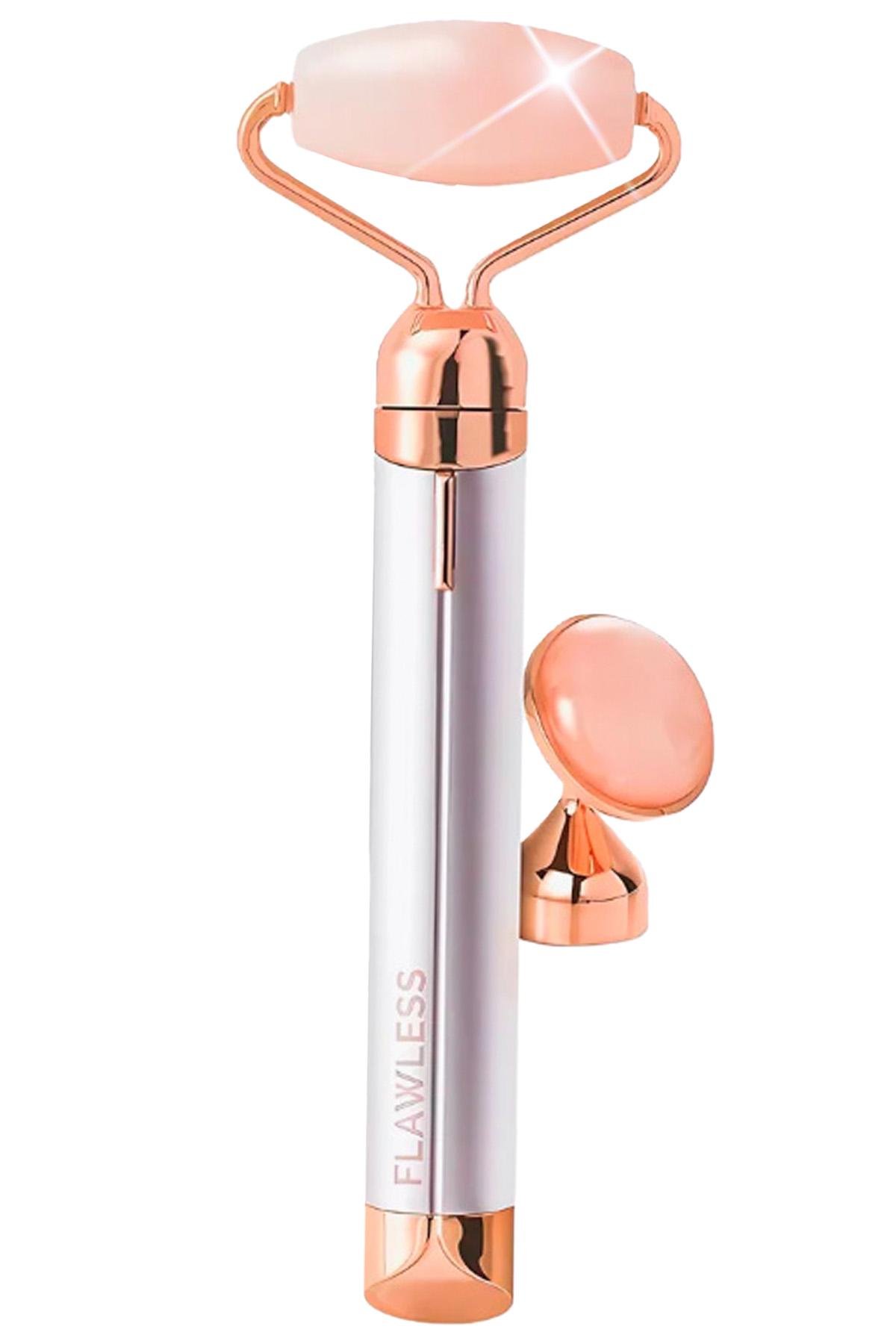 Вибромассажер электрический для ухода за лицом кварцевый Pink (484972204)