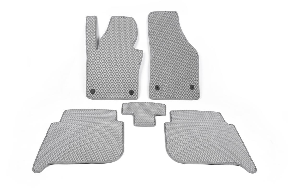 Коврики EVA Digital Designs для Volkswagen Touran 2010-2015 гг. этилвинилацетат Серый