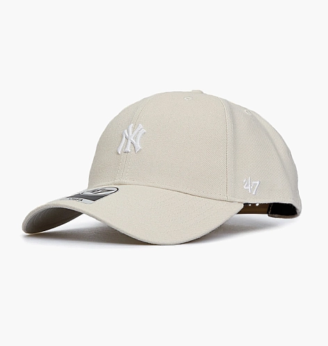 Кепка 47 Brand MVP YANKEES BASE RUNNER SNAP Бежевый (OSFA B-BRMPS17WBP-BN)