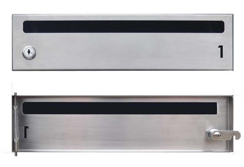 Почтовый ящик Lev-metal Е2-04.F на 4 секции 455x390x250 мм Бежево-серый (22040305) - фото 5