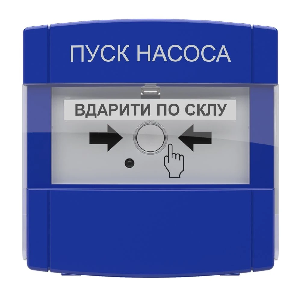 Кнопка управления автоматикой адресная Tiras DETECTO BTN100 Blue