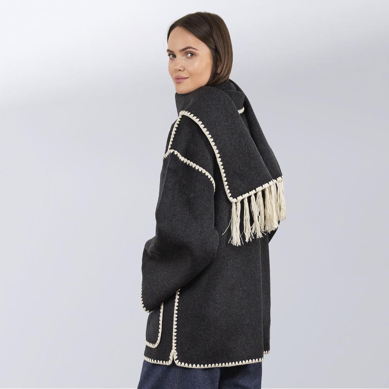 Пальто-куртка жіноча повсякденна TotemE M Чорний (2797308259) - фото 5 Пальто-куртка жіноча повсякденна TotemE M Чорний (2797308259) - фото 5