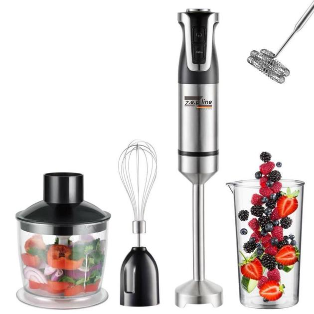 Блендер погружной Zepline ZP-073 ножкой Серый (GR-04469)