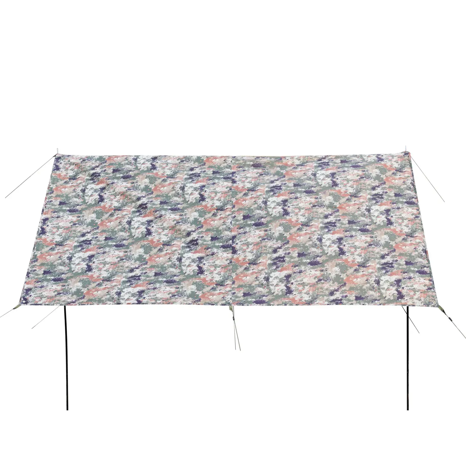 Тент туристический Tramp Tent со стойками от дождя и солнца 3x3 м Green (UTRT-104-camo) - фото 5 Тент туристический Tramp Tent со стойками от дождя и солнца 3x3 м Green (UTRT-104-camo) - фото 5