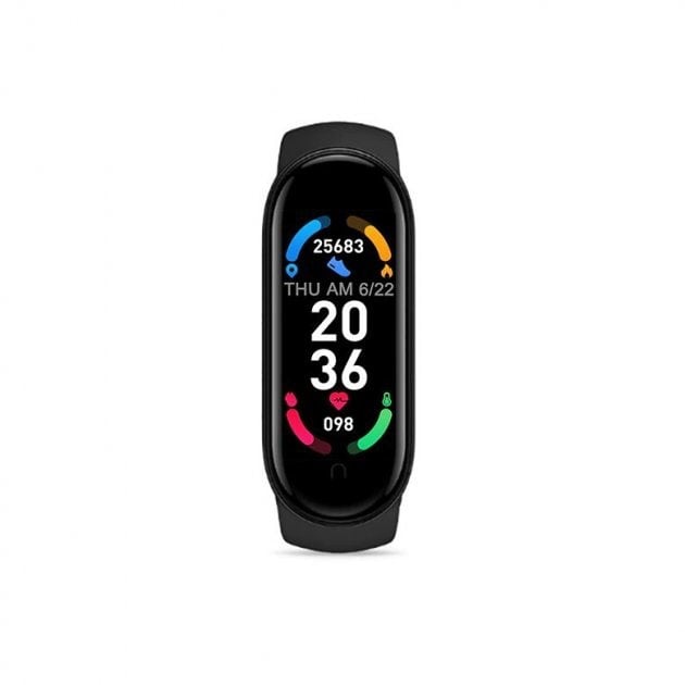 Фітнес-браслет FitPro Smart Band M6 Bluetooth 80 mAh Black (tf4610) - фото 3