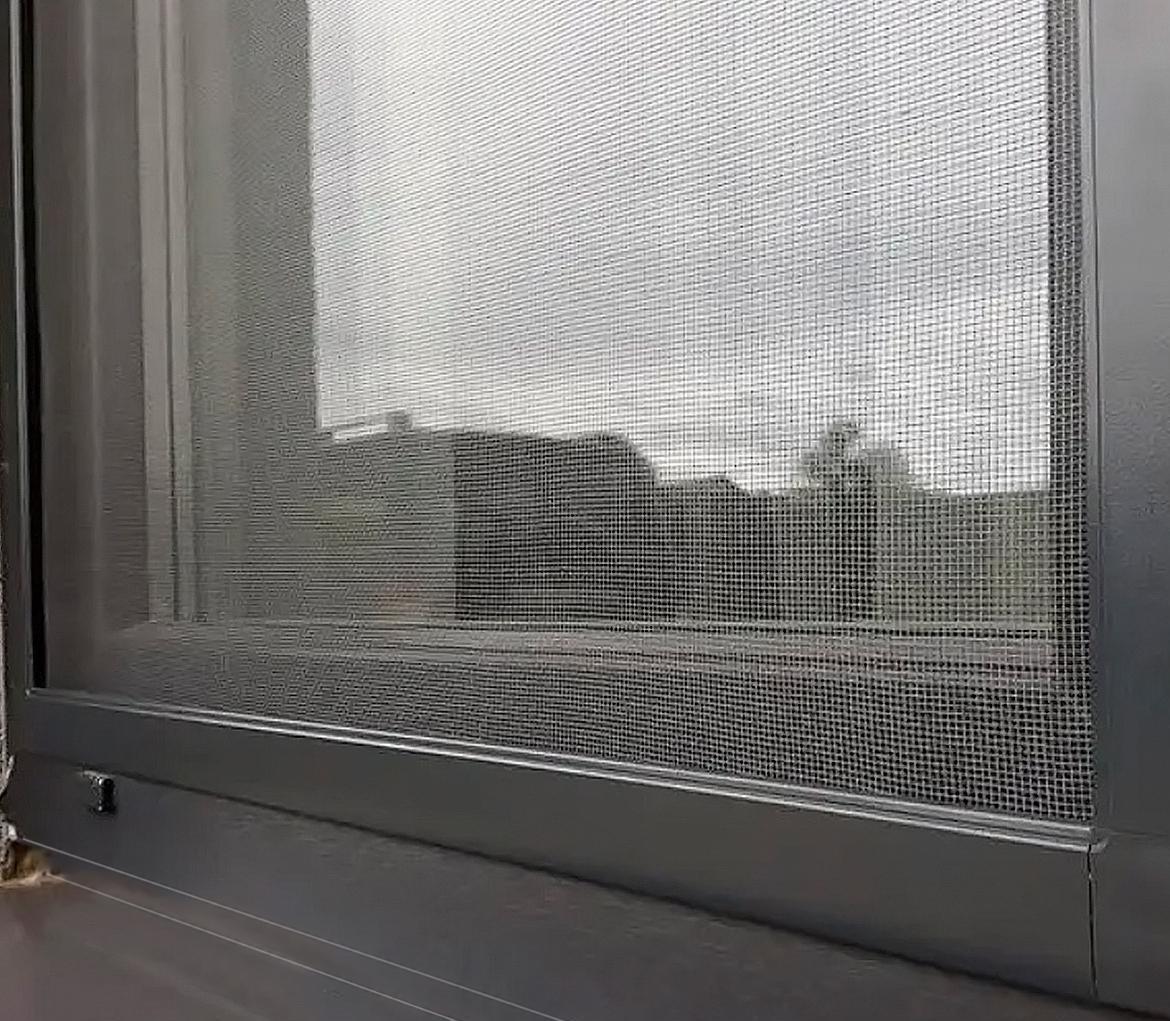 Москитная сетка с внутренним креплением Антипыль для окон/дверей на балкон Черный (2660393864) - фото 5