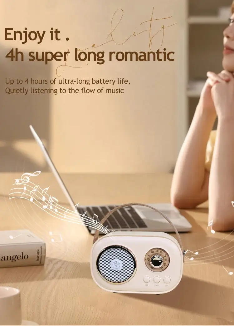 Колонка с микрофоном C20 Plus Bluetooth на аккумуляторе для караоке (25577641) - фото 7