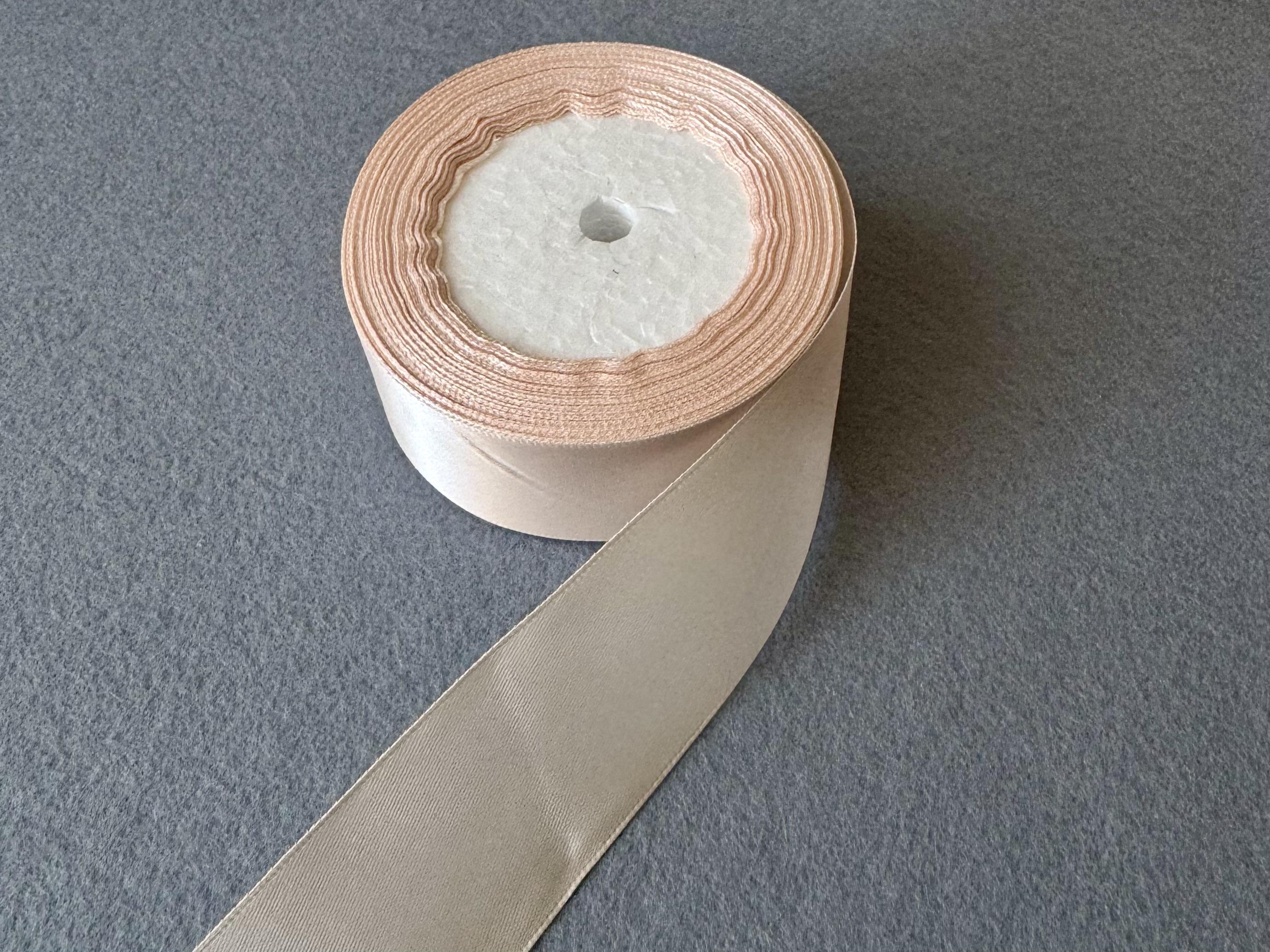 Лента атласная 4 см Розовый (22262)