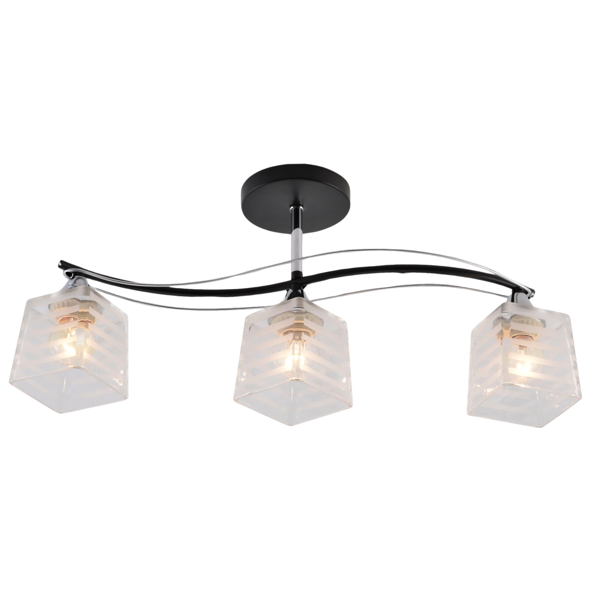 Люстра потолочная Valeso V XA1530B/3 BK+CR