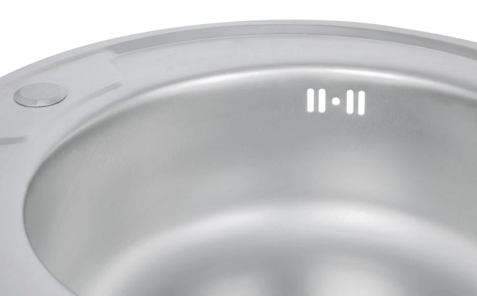 Мойка для кухни Brinex 490-A BRIN490SAT06 врезная 0,6 мм (63425) - фото 5