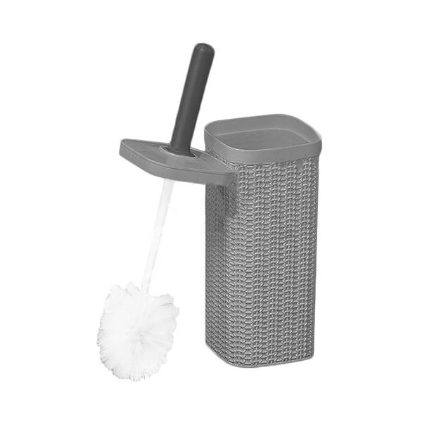 Йоржик туалетний з підставкою PlastArt в'язанка (MUP-BA-375-GRAY)