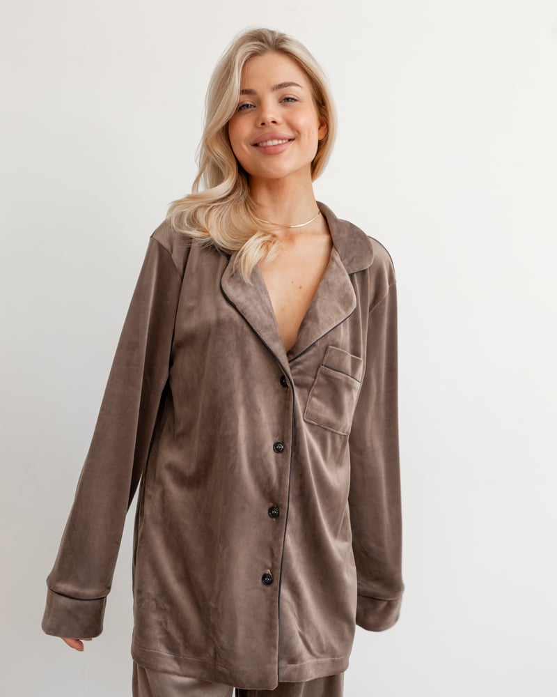 Пижама женская Модельер 7622 р. 42 Бежевый (14065) - фото 5 Пижама женская Модельер 7622 р. 42 Бежевый (14065) - фото 5