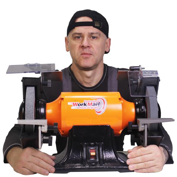 Точильный станок WorkMan CH200 с системой пылеудаления (196) - фото 6