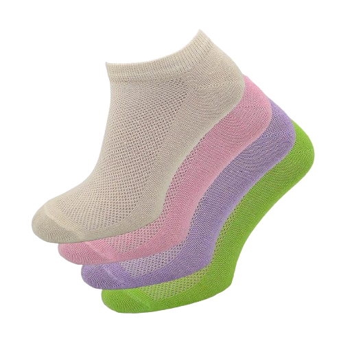 Шкарпетки жіночі у сітку Мілес 1817-3 укорочені р. 23-25 Асорті (64497)