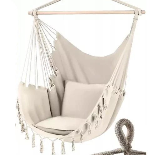 Гамак бразильское кресло Gardlov 23670 и 2 подушки Бежевый (mx9160) Гамак бразильское кресло Gardlov 23670 и 2 подушки Бежевый (mx9160)