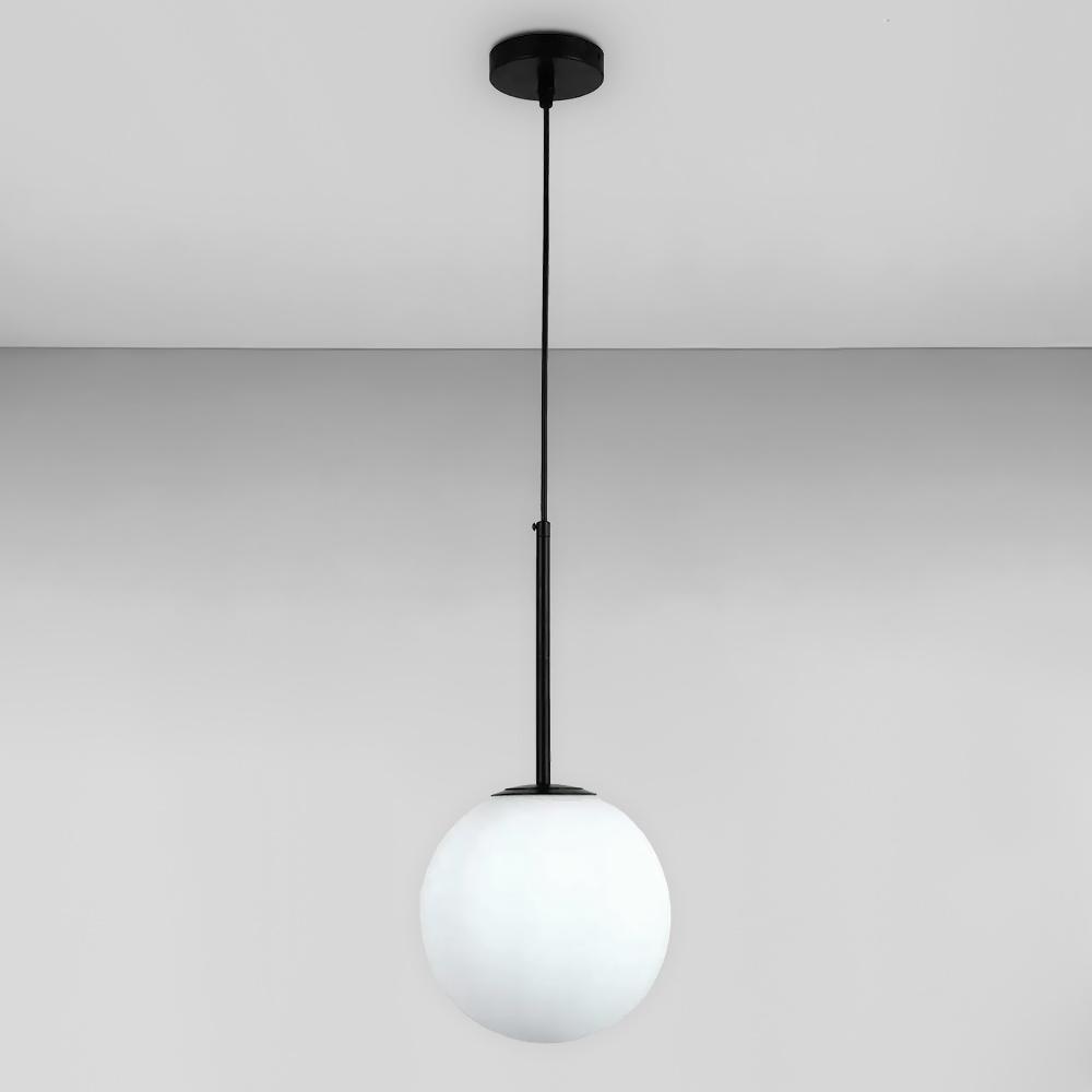 Люстра подвесная шар Light House LS-17159-1 BK/WH Черный/Белый