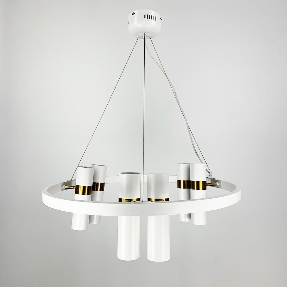 Светильник Spoor на тросах со спотами Белый (MD 9074/12 WT)