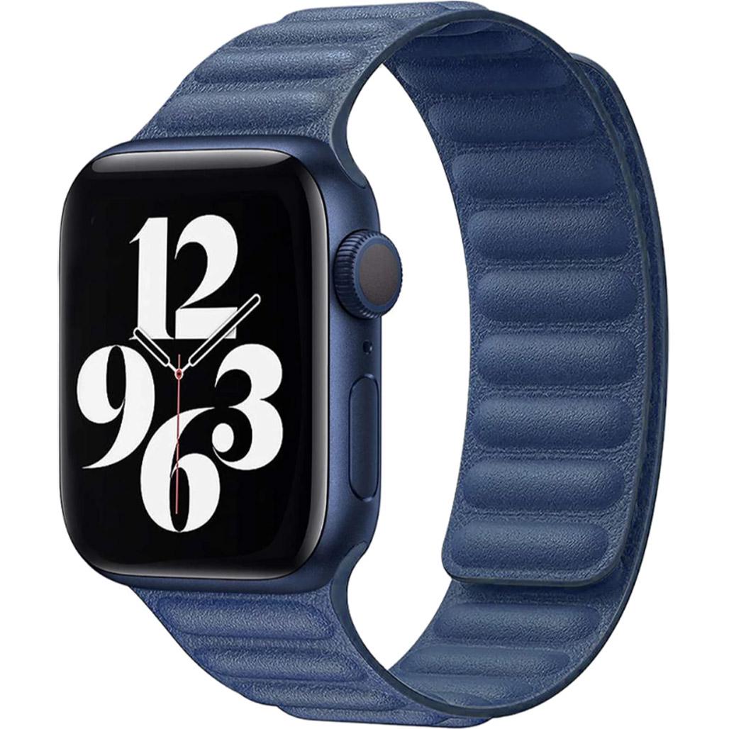 Ремешок для часов DK Apple Watch Leather Link Band 38/40 мм Blue