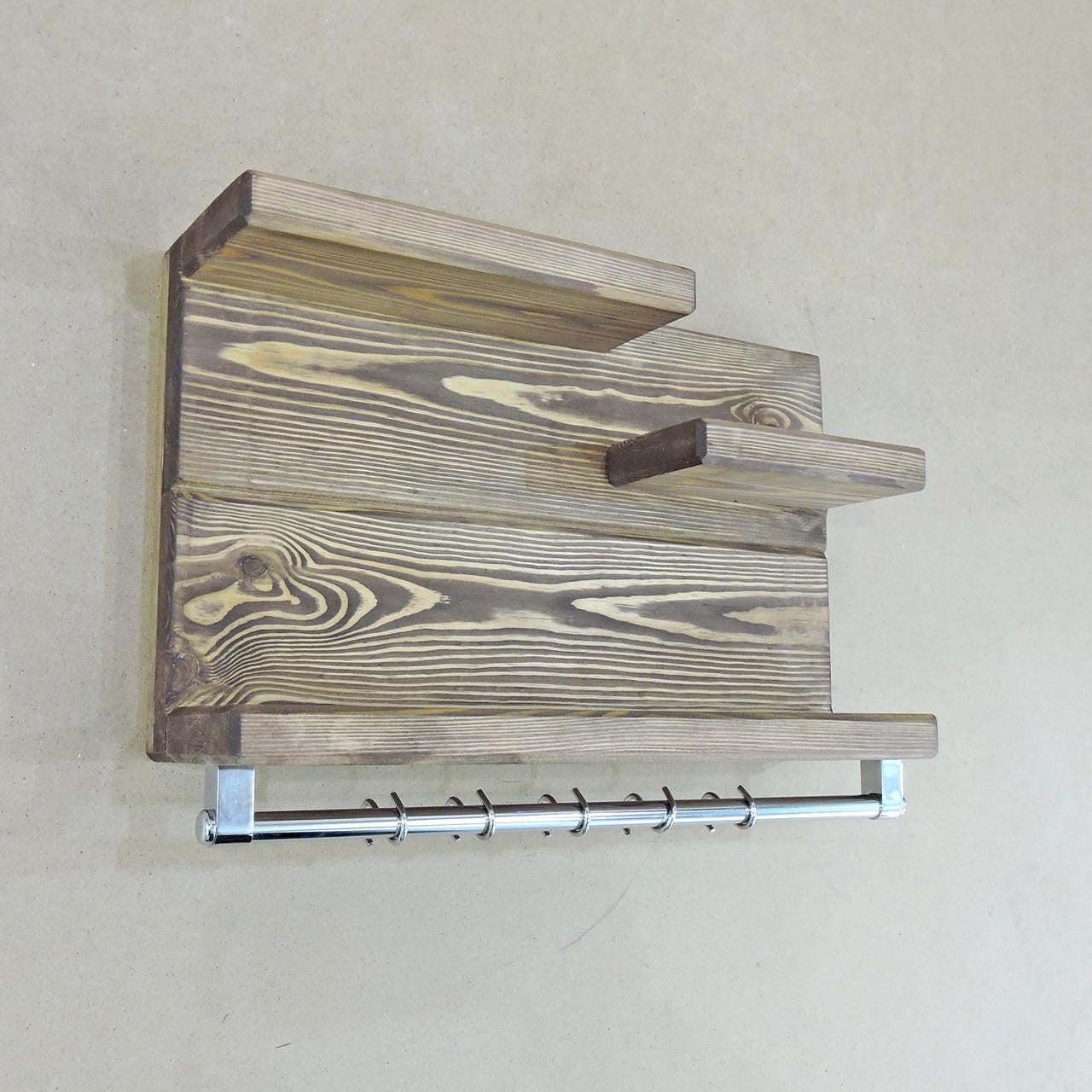 Полка настенная из дерева Суарес 50 Капучино (ПНС/501009)