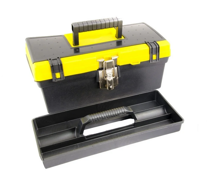 Ящик для инструмента MasterTool 12,5" 330х175х145 мм с металлическими замками (79-2038) Ящик для инструмента MasterTool 12,5" 330х175х145 мм с металлическими замками (79-2038)